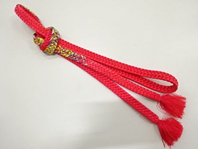 JAPANESE KIMONO / HAND-TIED OBIJIME